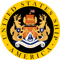 USS America Logo Decal