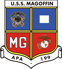 USS Magoffin APA-199 Decal