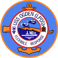 USS Ogden LPD-5 Decal