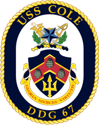 USS Cole DDG-67 Crest Decal