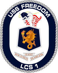 USS Freedom LCS-1 Crest Decal