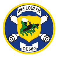 USS Loeser DE-680 Decal