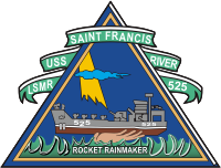 USS St Francis LSMR-525 Decal
