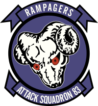 VA-83 Attack Squadron 83 Rampagers Decal