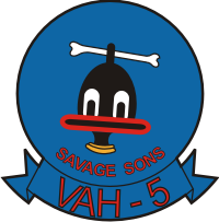 VAH-5 Heavy Attack Squadron 5 Decal