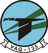 VAQ-135 Electronic Attack Squadron 135 Black Ravens Decal