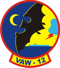 VAW-12 Carrier Airborne Early Warning Squadron 12 Decal