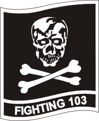 VF-103 Fighter Squadron 103 Jolly Rogers Decal