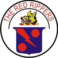 VF-11 Fighter Squadron Eleven Red Rippers Decal