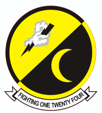 VF-124 Fighter Squadron 124 Decal