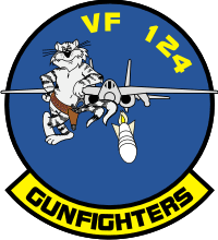 VF-124 Fighter Squadron 124 Gunfighters Decal