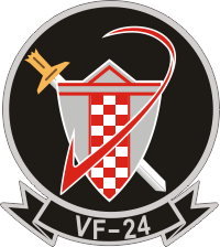 VF-24 Fighter Squadron 24 (v2) Decal