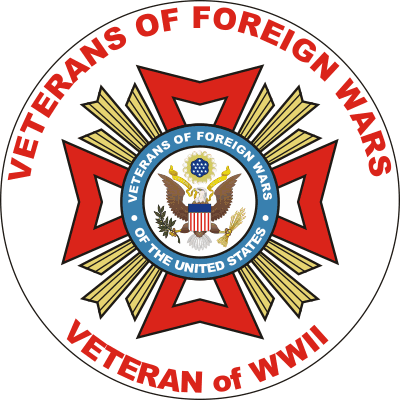 VFW WWII Veteran Decal