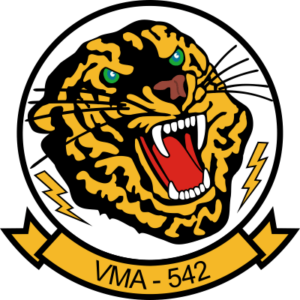 VMA-542 Marine Attack Squadron (Orange) Decal