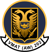 VMAT(AW)-202 Marine All Weather Attack Training Squadron (v2) Decal