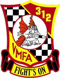 VMFA-312 Marine Fighter Attack Squadron Decal