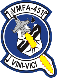 VMFA-451 Marine Fighter Attack Squadron Decal