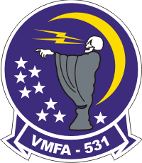 VMFA-531 Marine Fighter Attack Squadron Decal