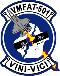 VMFAT-501 Marine Fighter Attack Training Squadron Decal