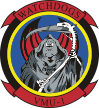 VMU-1 Marine Unmanned Aerial Vehicle Squadron 1 Decal