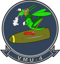 VMU-4 Marine Unmanned Aerial Vehicle Squadron Decal