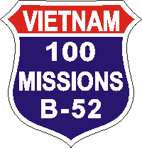 Vietnam B52 100 Missions Decal