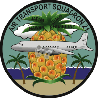 VR-21 Air Transport Squadron 21 Pineapple Airlines Decal