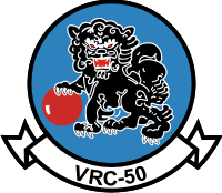 VRC-50 Fleet Tactical Support Squadron 50 Foo Dogs Decal