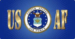 USAF Seal Magnet with Text