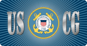 USCG Seal Magnet with Text