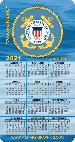 2021 USCG Calendar Magnet (v2)
