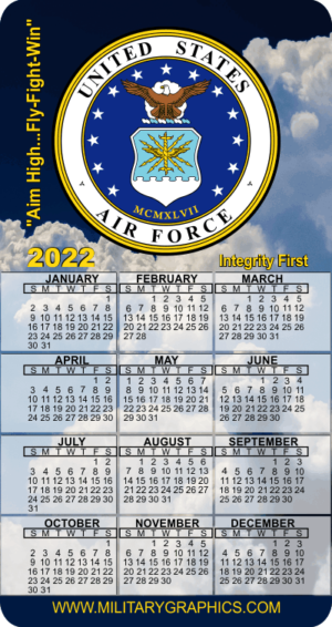 2022 USAF Calendar Magnet (v2)