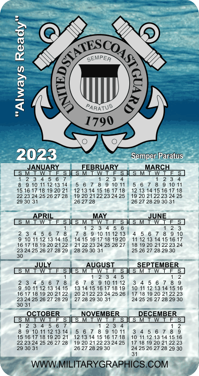 2023 USCG Calendar Magnet (v1)