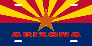 Arizona License Plate