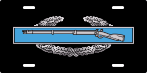 Army Combat Infantryman Badge First Award License Plate