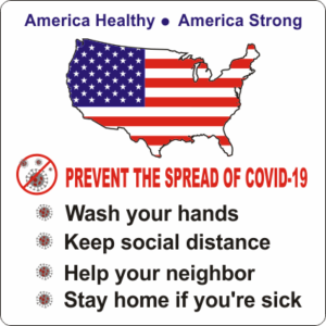 Prevent COVID-19 Decal