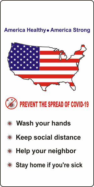Prevent COVID-19 Magnet