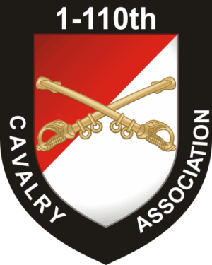 1-110th Cavalry Association  (v2) Decal