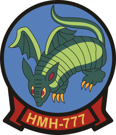 HMH-777 Marine Heavy Helicopter Squadron Decal