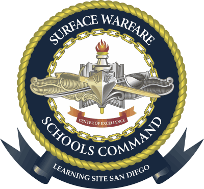 Surface Warfare Schools Command Decal