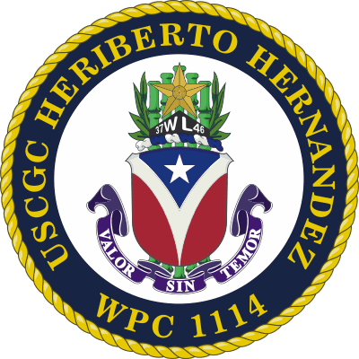 USCGC Heriberto Hernandez WPC-1114 Decal