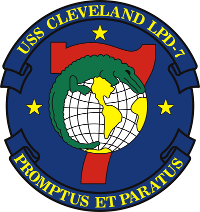 USS Cleveland LPD-7 Decal