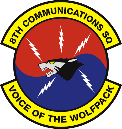 8th Communications Squadron Decal