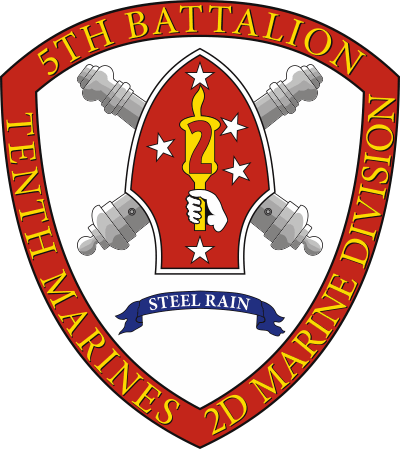 5th Battalion, 10th Marine Regiment, 2nd Marine Division Decal