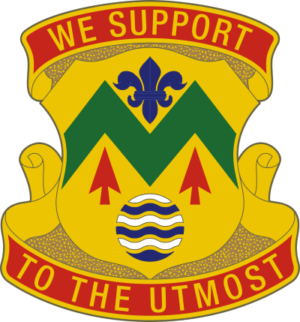 528th Support Battalion DUI Decal