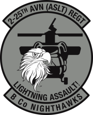 2nd Battalion (Assault), 25th Aviation Regiment Decal