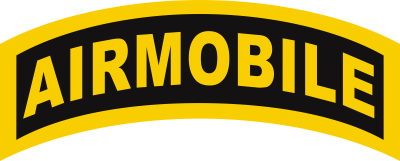 Airmobile Tab (Yellow/Black) Decal