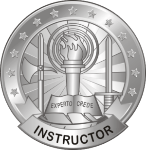 Basic Army Instructor Badge (BAIB) Decal