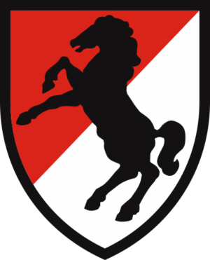 11th Armored Cavalry Decal