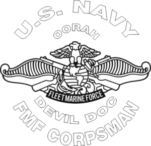 FMF Corpsman Devil Doc Decal